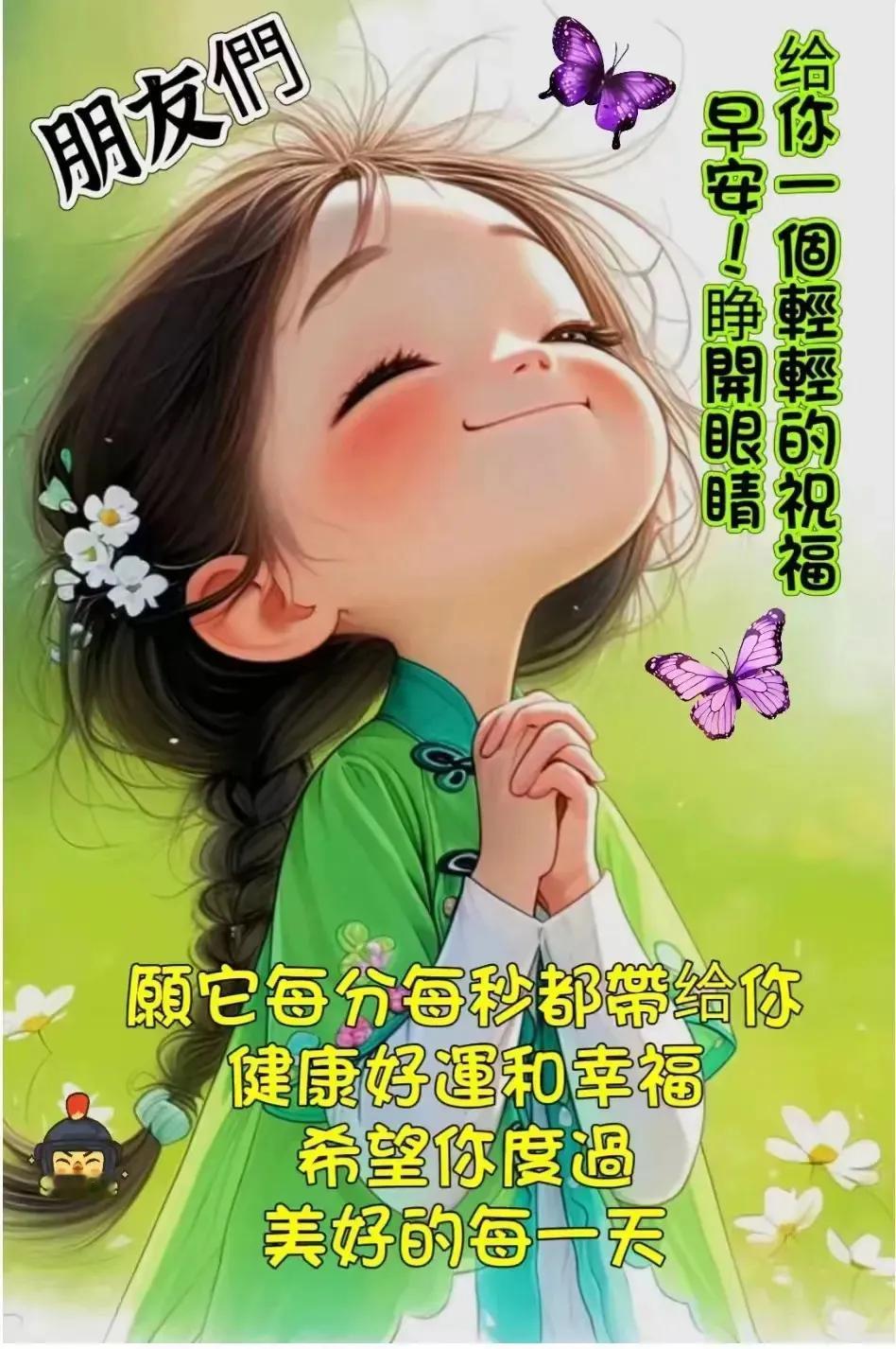 周六的早安祝福
愿它每分每秒都带给您健康，
好运，和幸福，让您度过美好的每一天。