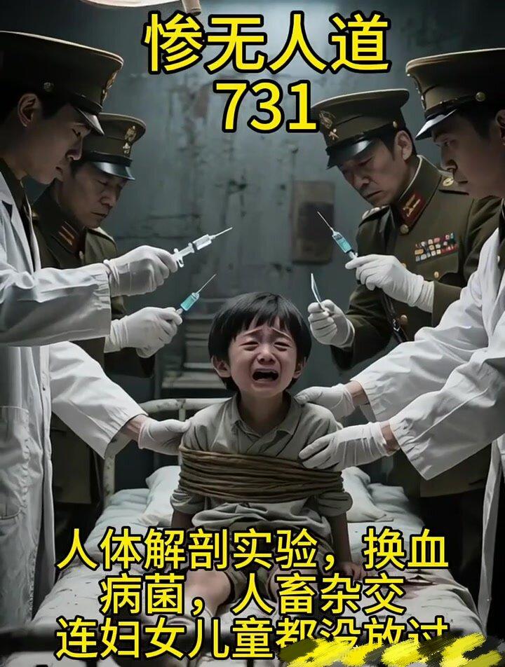 七三一部队派出远征队，跟随地面部队，发动细菌战。一九四O年七月，石井四郎率远征队
