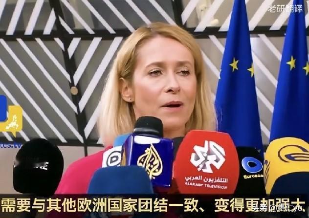 欧洲外长卡拉斯称，看了一下地图，发现其实欧洲很小，所以我们要变强大。

欧洲有冯