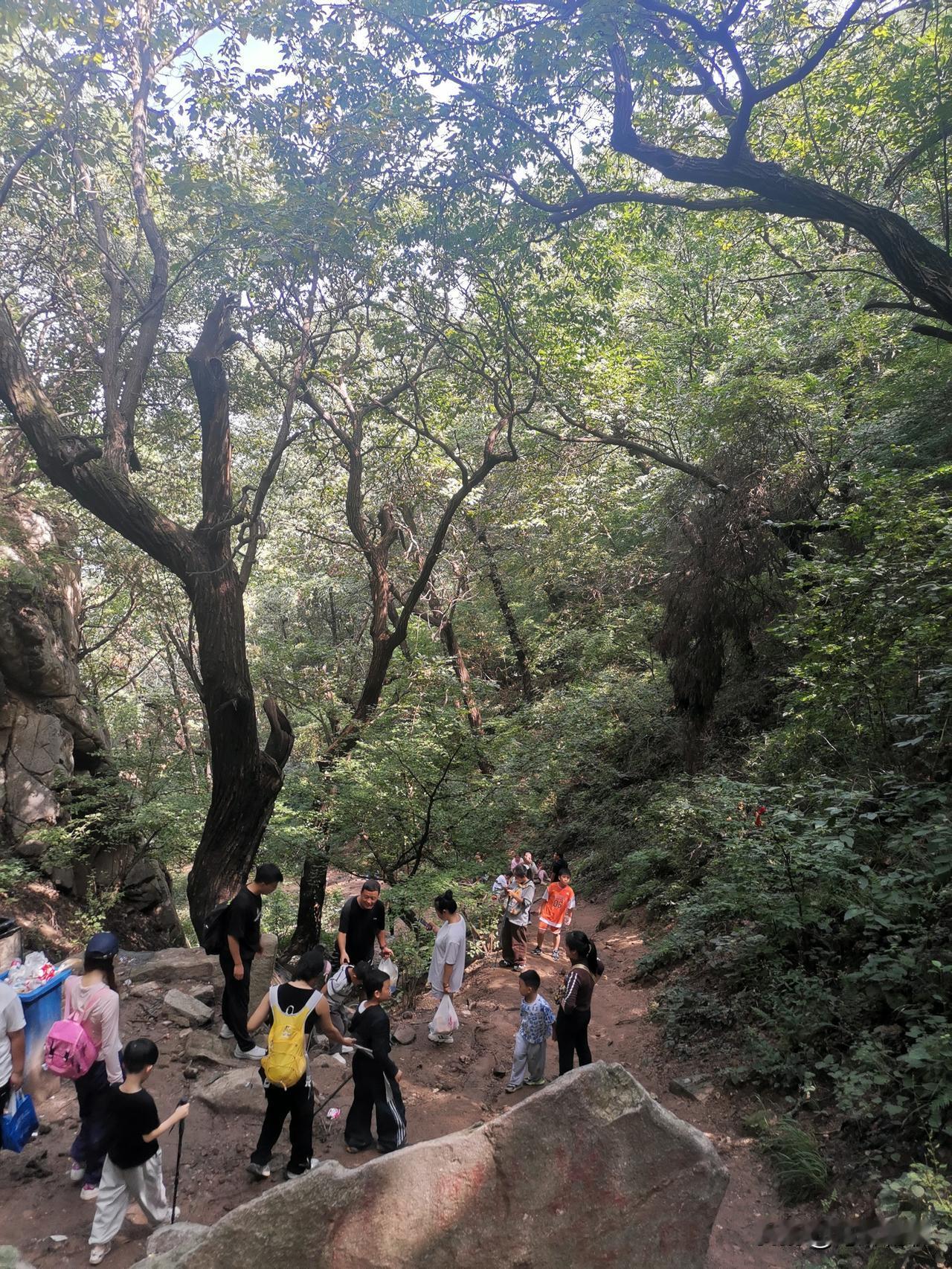 最近秋高气爽，一到周末，秦岭山里可热闹了，各个峪口都是进山游玩的人。同样，也有不