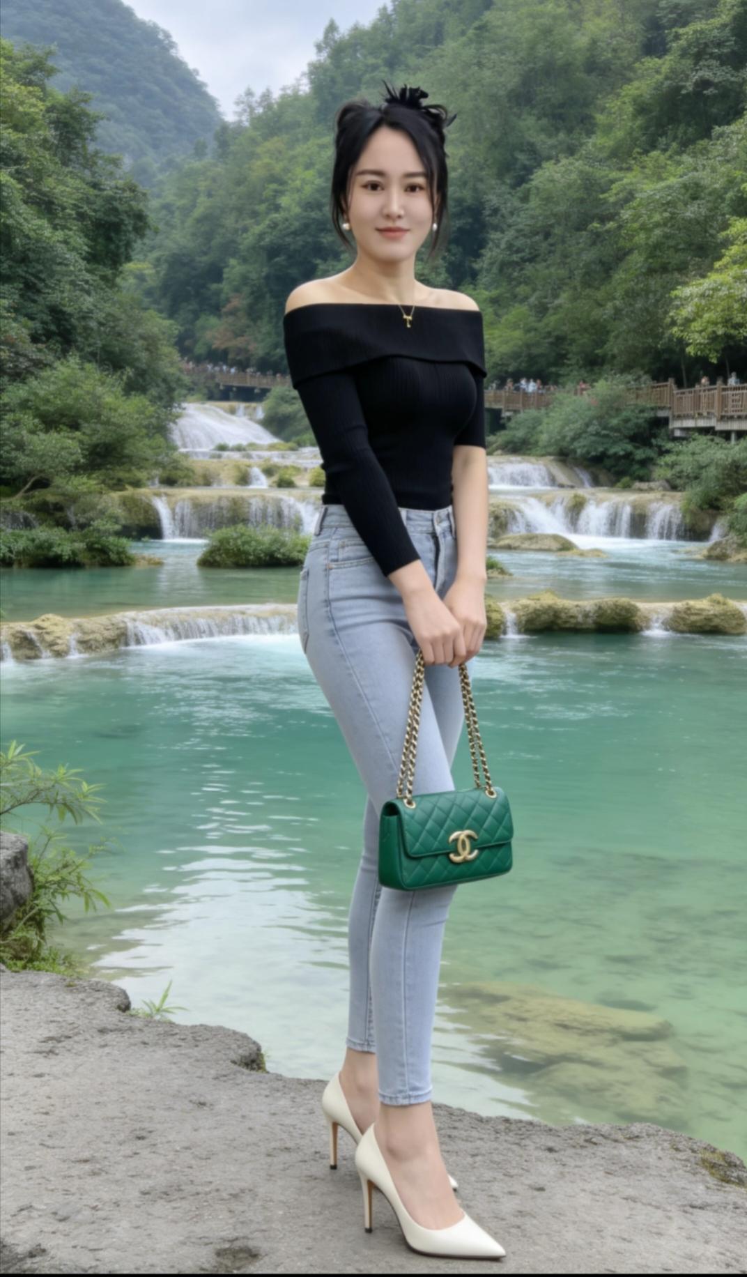 小桥流水人家，古道西风瘦马！夕阳西下！