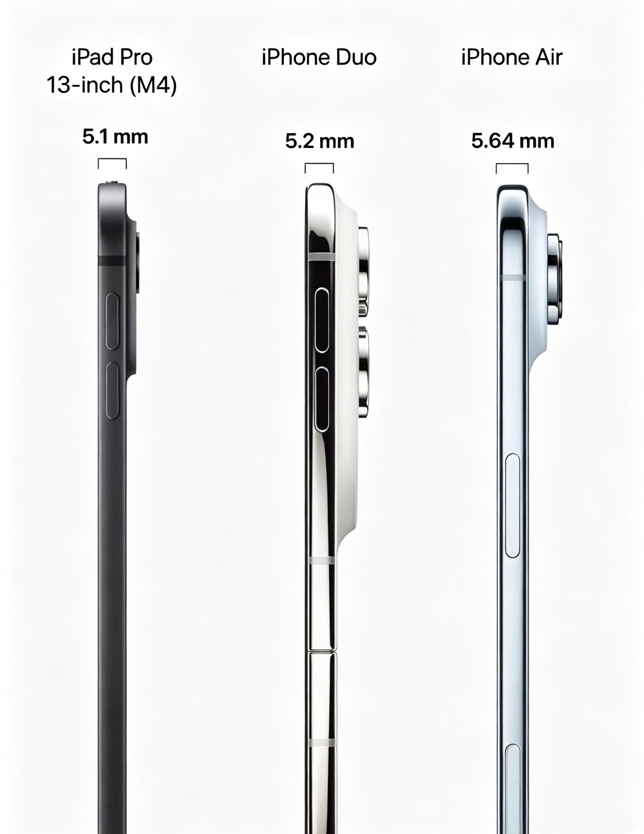 苹果史上最薄三件套登场！13英寸iPad Pro（M4）仅5.1mm，卡片手感，