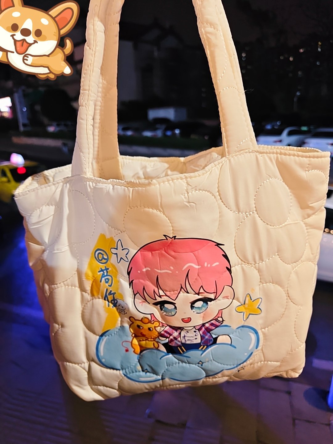 你们怎么知道我背上了有米花给我做的包包