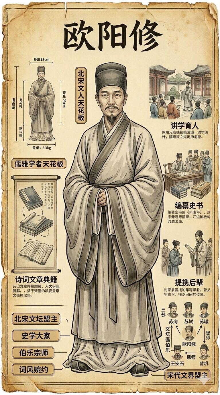 一组图了解唐宋八大家。 