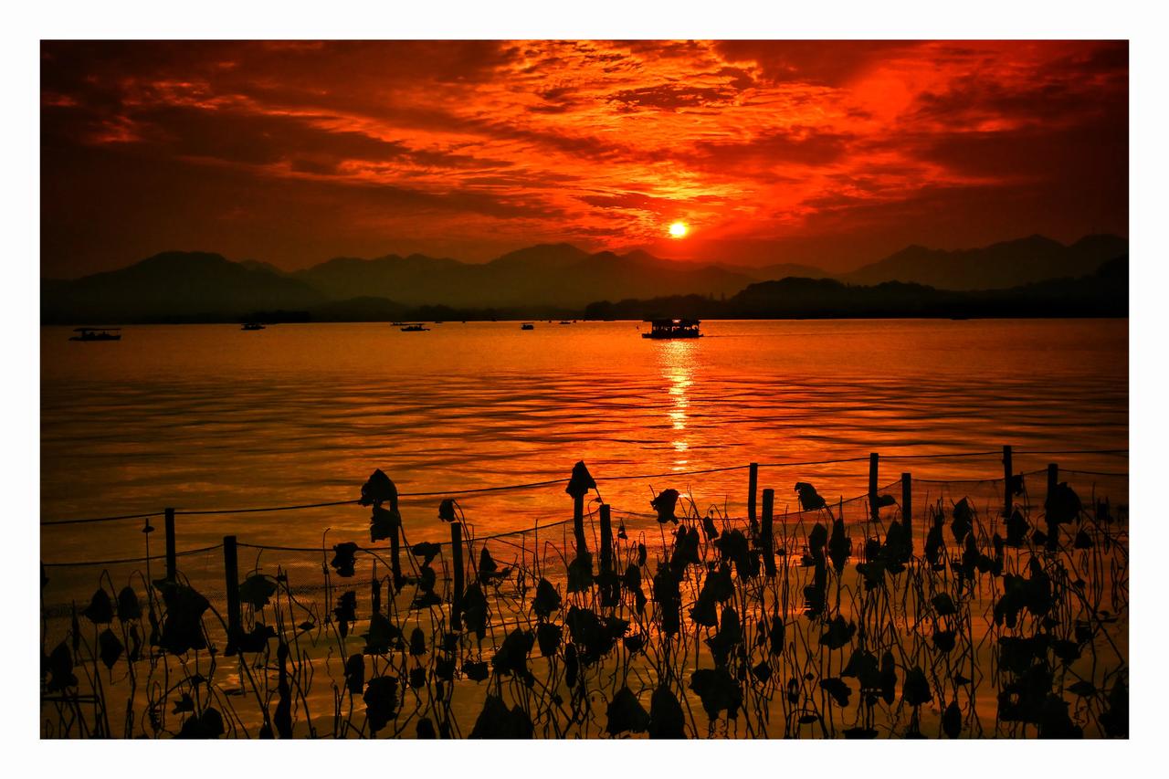 冬日 · 杭州西湖的夕阳
抓拍西湖晚霞 杭州夕阳🌇 晚霞下的西湖 杭州朝霞机位