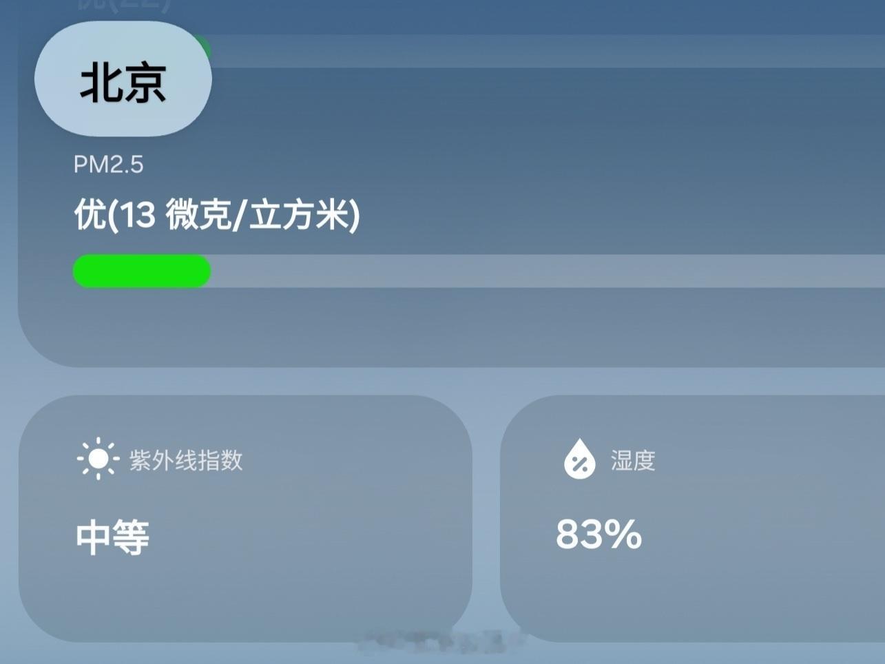 湿度83%，北京还是北方吗