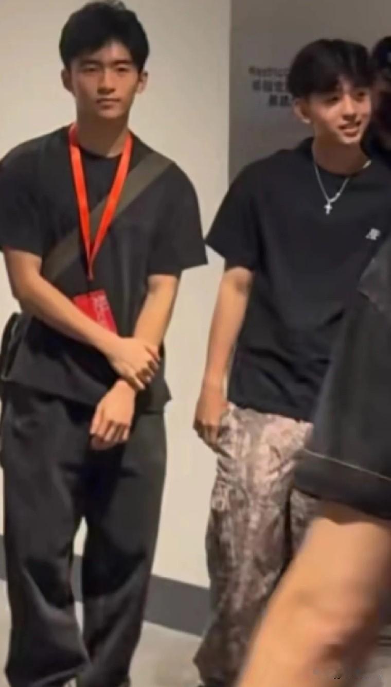 张柏芝两个儿子近照一出来，网友都惊了——个头快赶上妈了，五官跟谢霆锋一个模子刻出