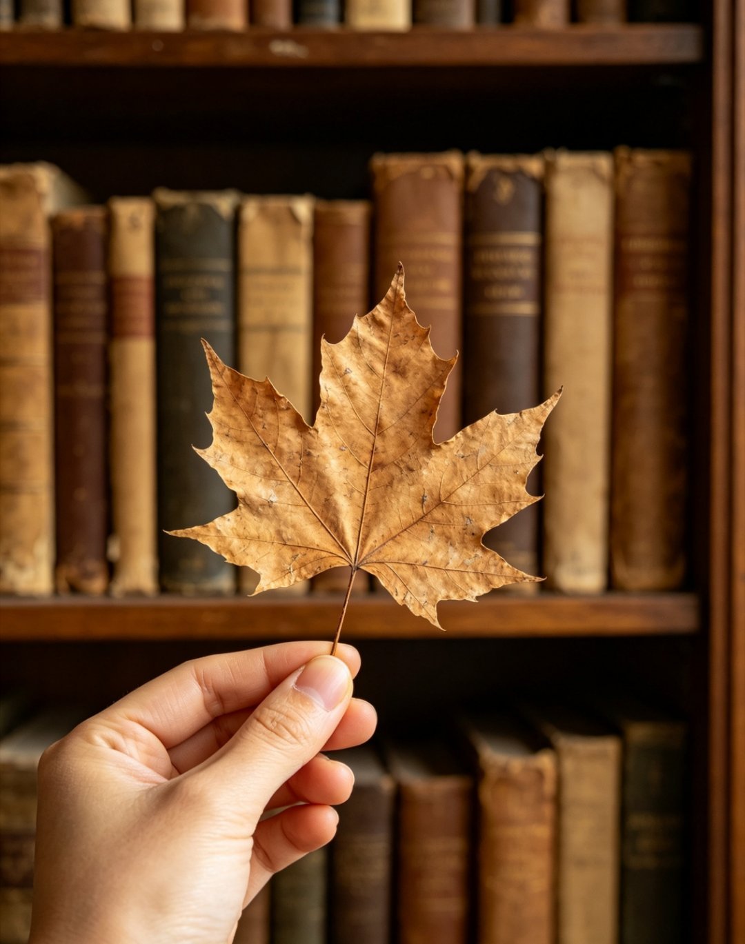 微小说大赛迷你短篇《旧书签》整理旧书柜时，我翻出一枚泛黄的枫叶书签。叶脉清晰，边