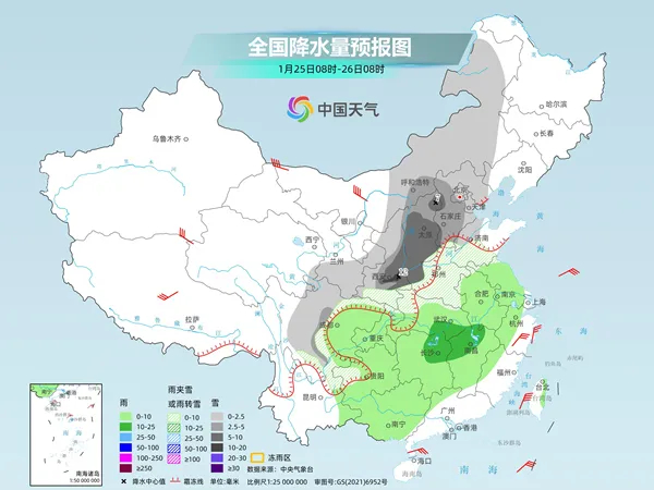 天津的雪要来了 据天津气象消息：周六（25日）起一场强冷空气来袭。降雪、大风、降