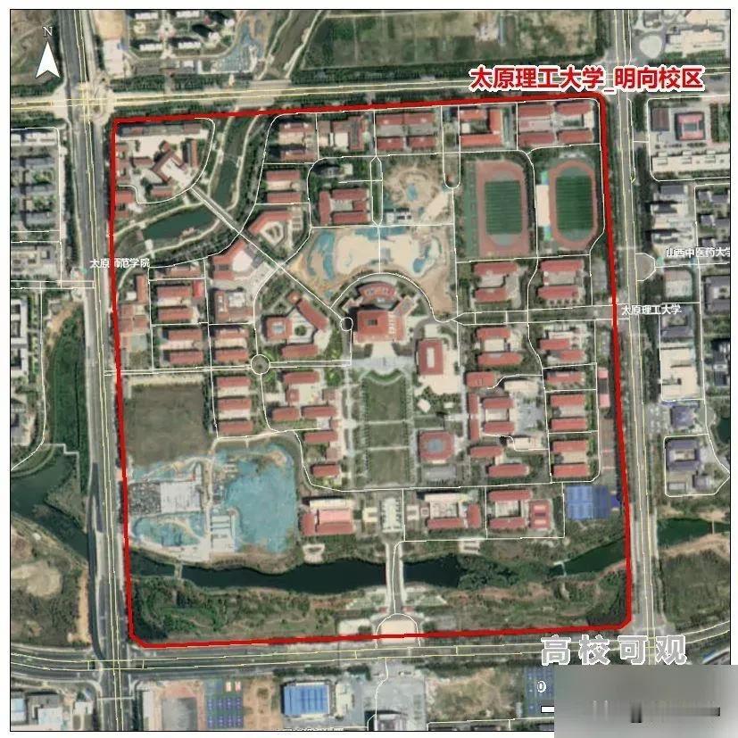 太原理工大学的明向校区
位于晋中，且不是交界处不跨市。作为太原冠名的211，却把