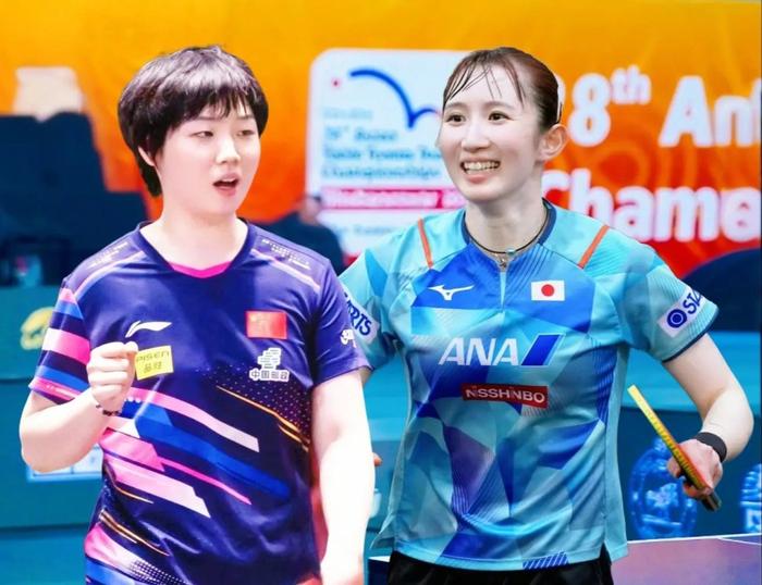 【最强左手，蒯曼再次战胜早田希娜】狭路相逢，此前在亚锦赛和总决赛战胜早田希娜的蒯