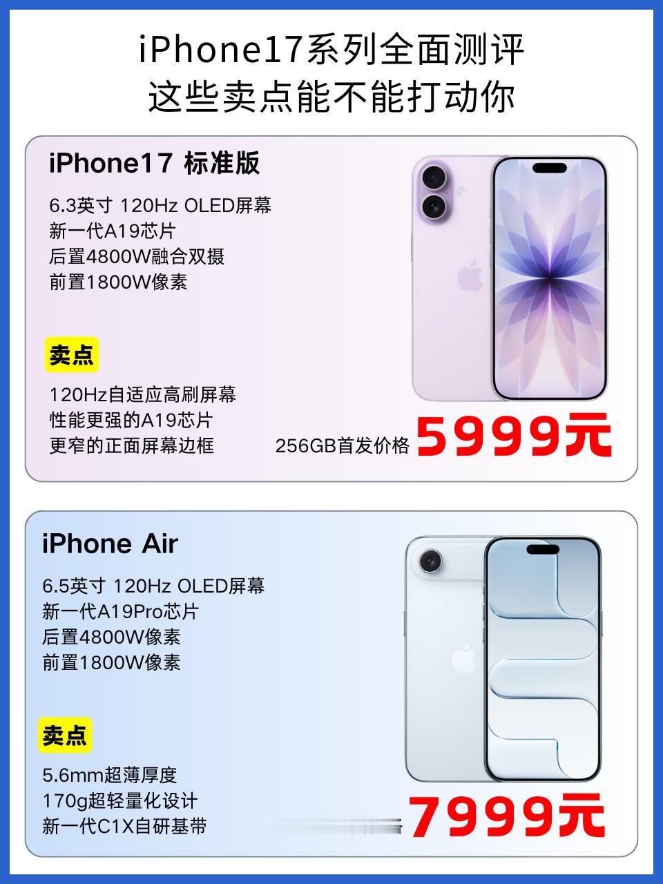 这些卖点能不能打动你iPhone17 苹果17