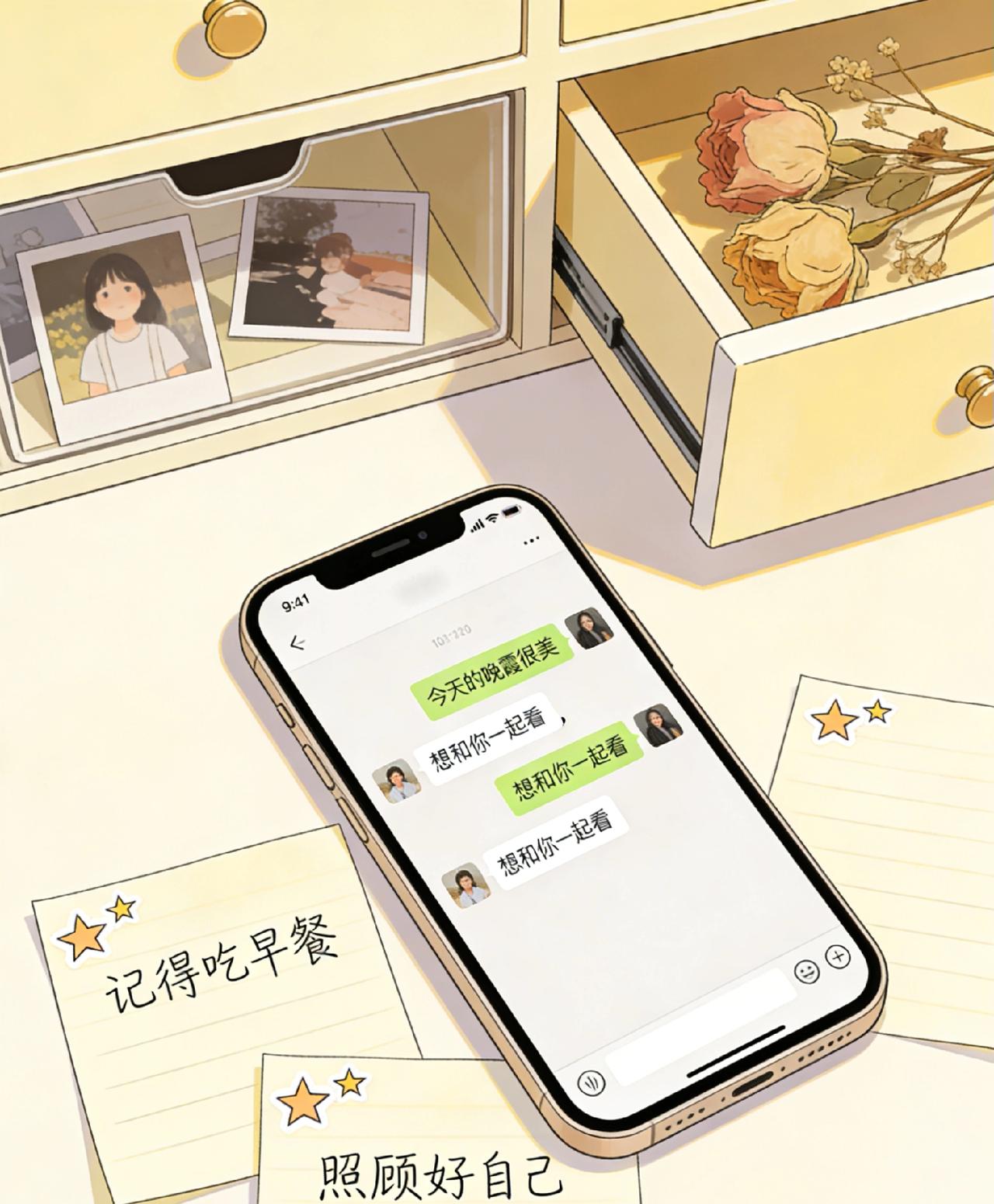 藏在消息里的心意
 
        一个人的精力有限，分给谁，心意便在谁身上。