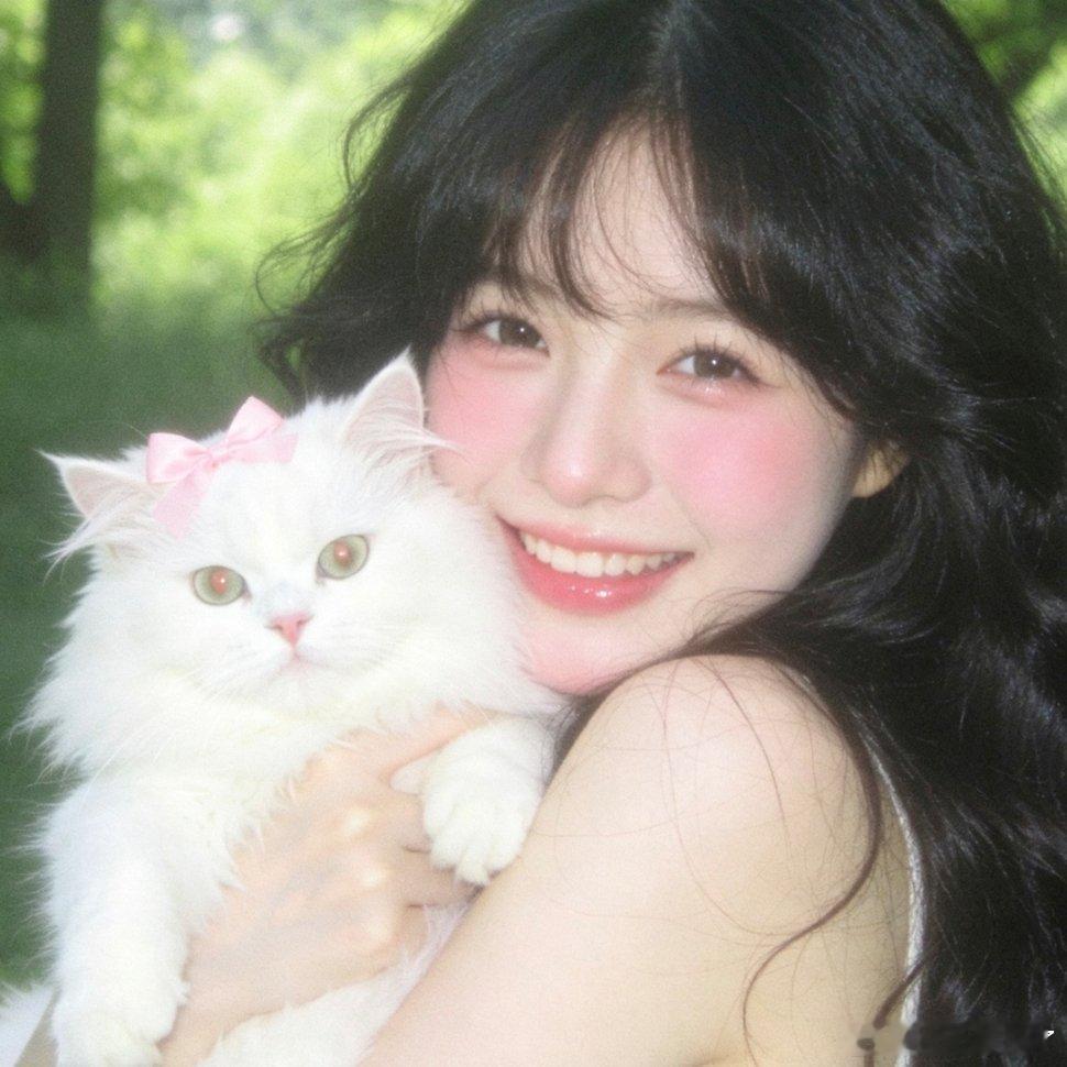 阳光明媚女头。 