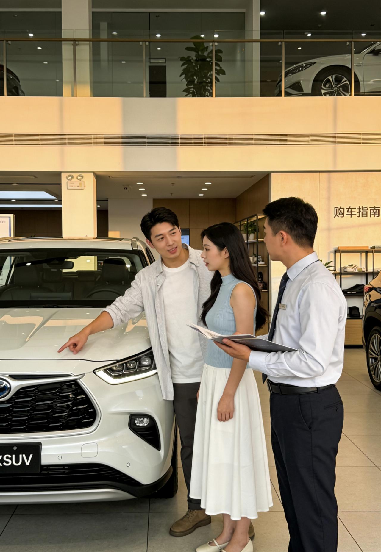 买车这事儿，我跟你说，真别一进店就两眼放光盯着车看，那销售一眼就能把你拿捏得死死