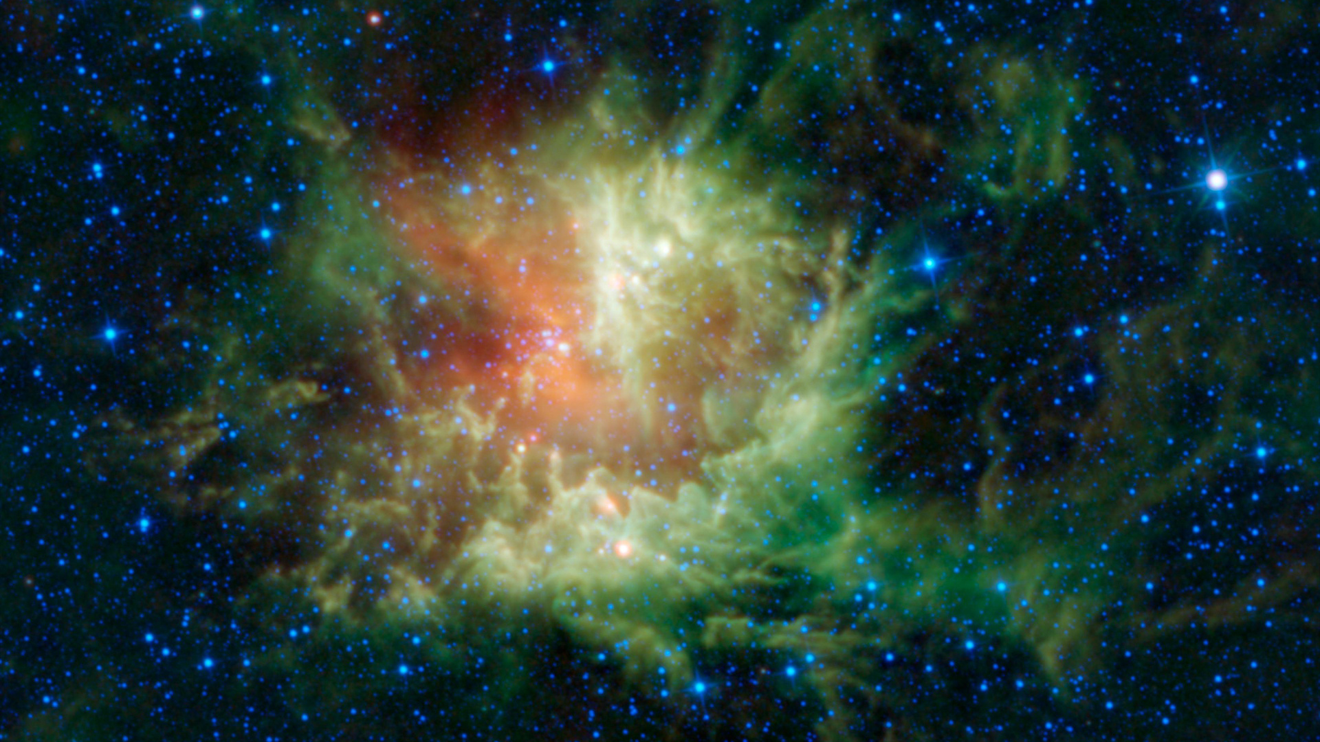 #十大诡异星云# 10. Pac-Man Nebula 吃豆人星云吃豆人星云 (