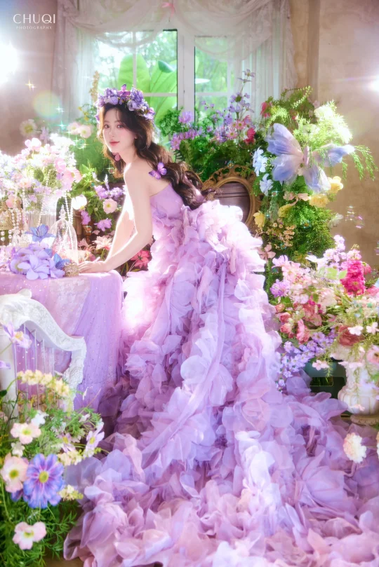 「紫💜」紫色梦境的浪漫绮梦｜青岛写真