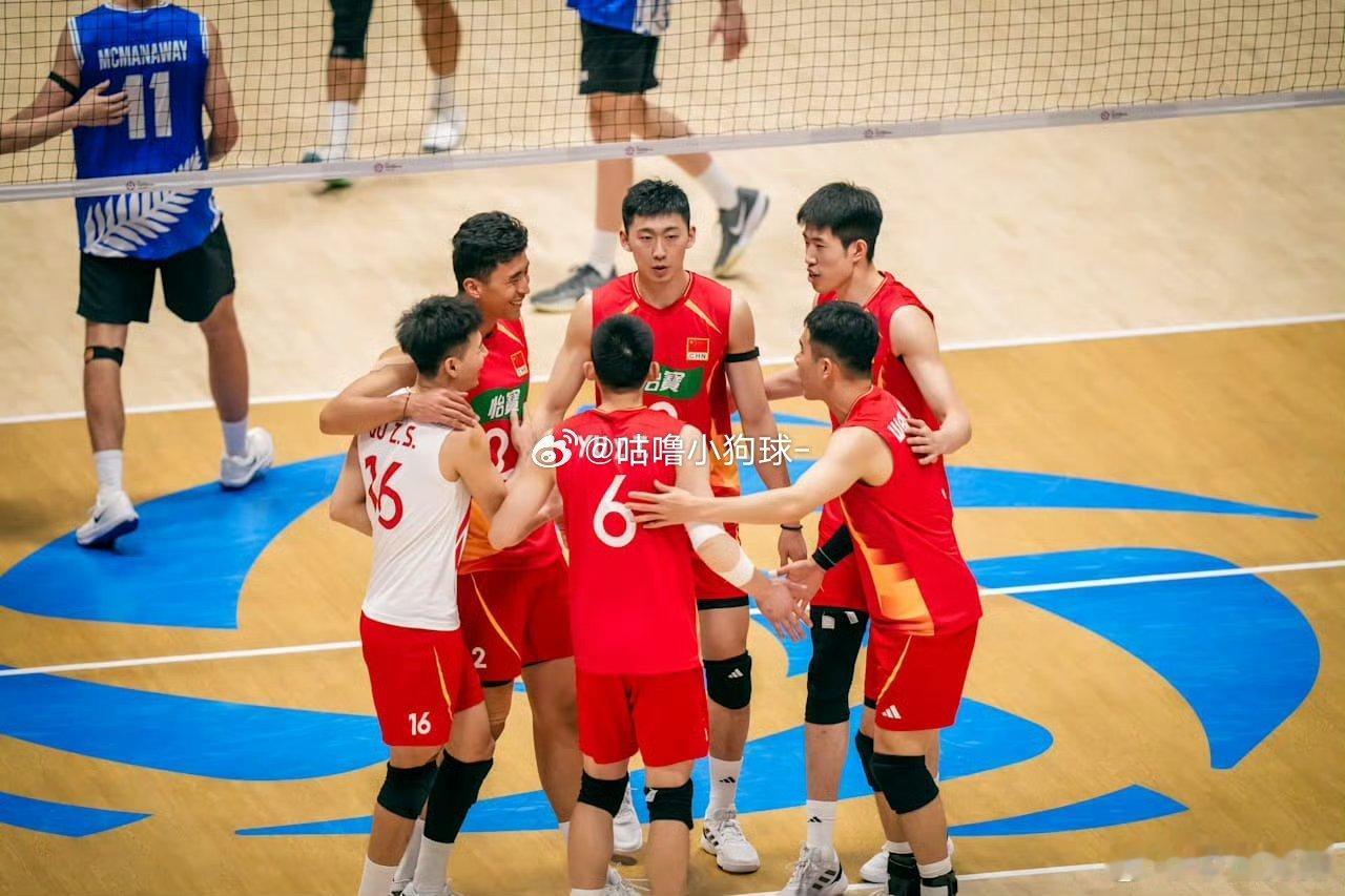 零封取胜，提前锁定八强席位🔥中国男排回应3比0新西兰男排男排亚锦赛B组第二轮，