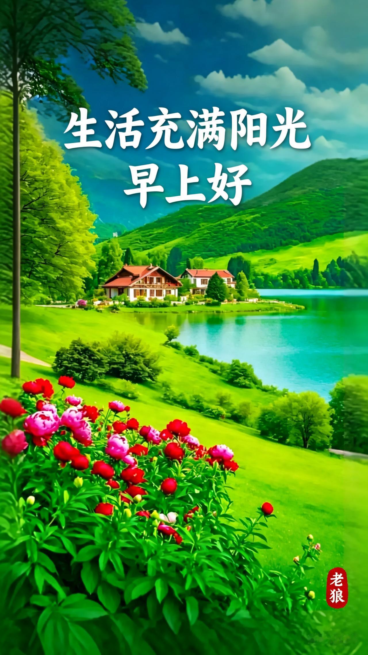早上好！[比心][比心][微风][微风][握手]