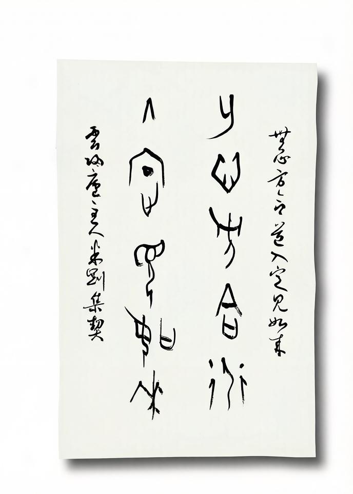 米刚甲骨文作品