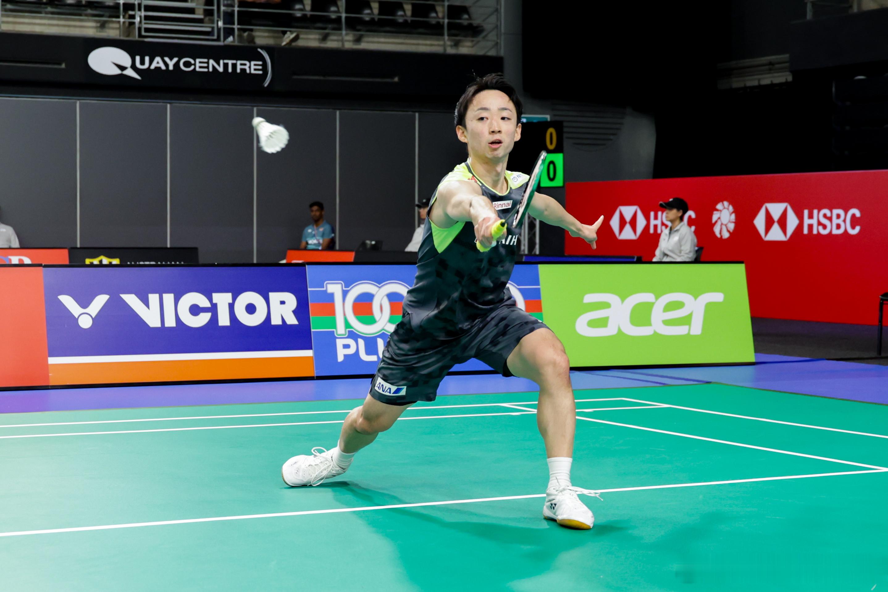 2026年日本羽毛球公开赛 首轮赛况🔥田中涌士21-17 19-21 21-1