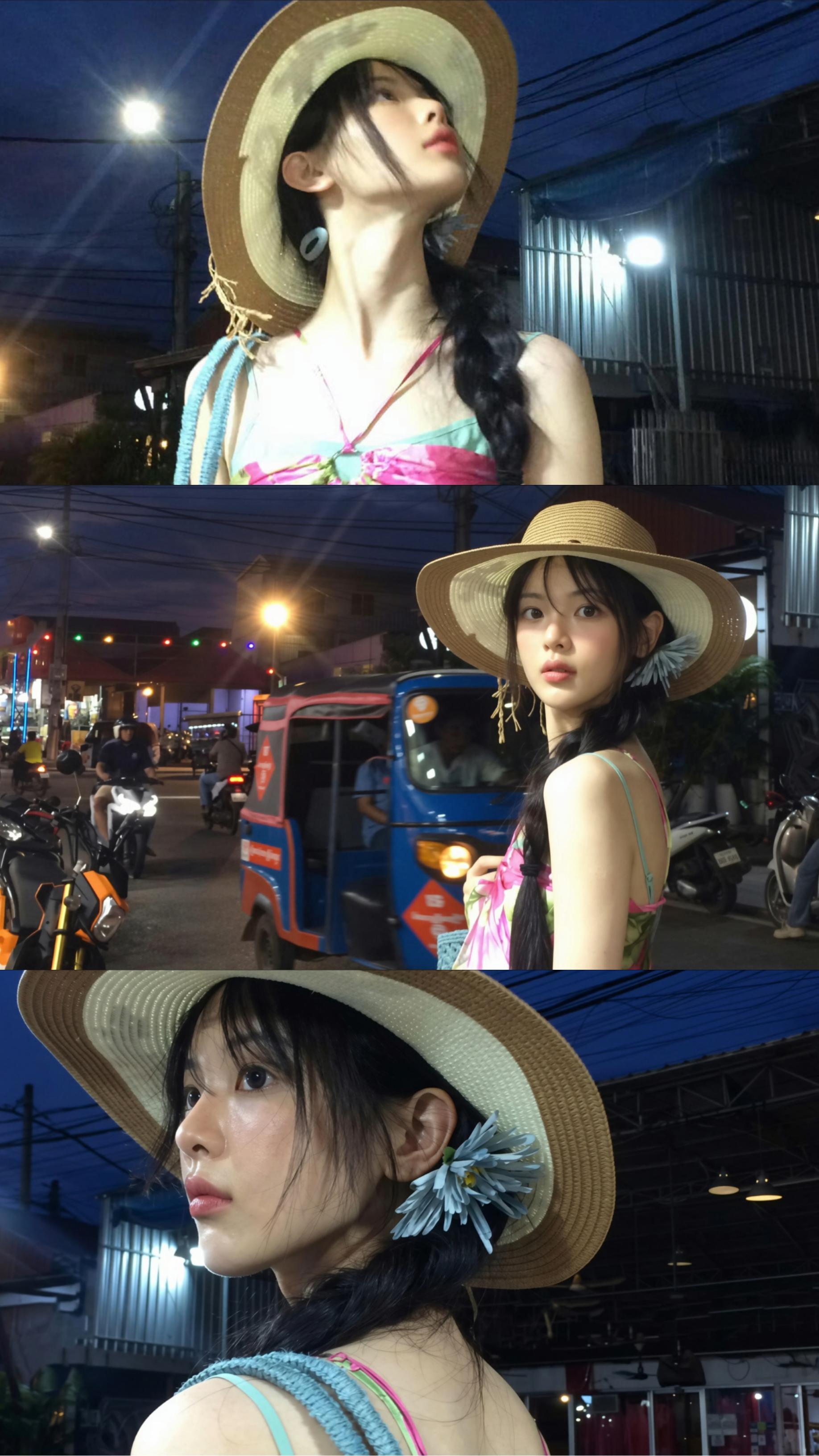 街角穿搭 杨超越氛围感