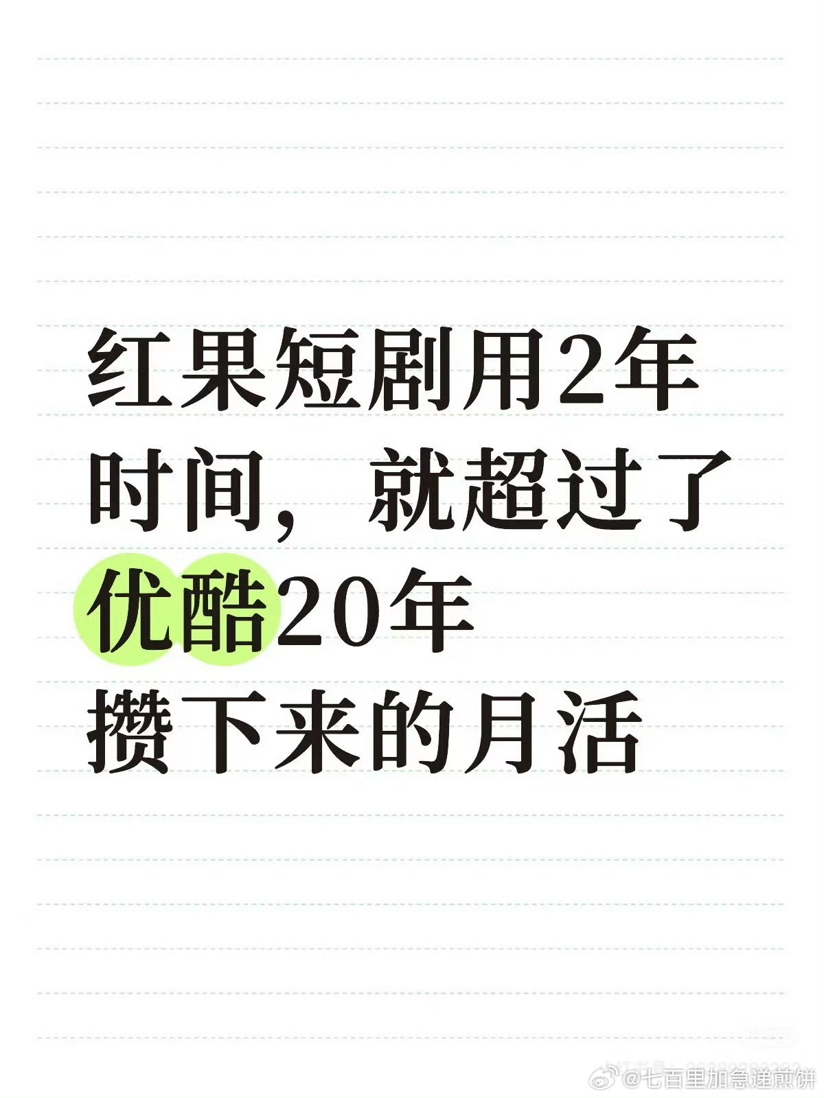 红果六月已经超过👖月活了 ​​​