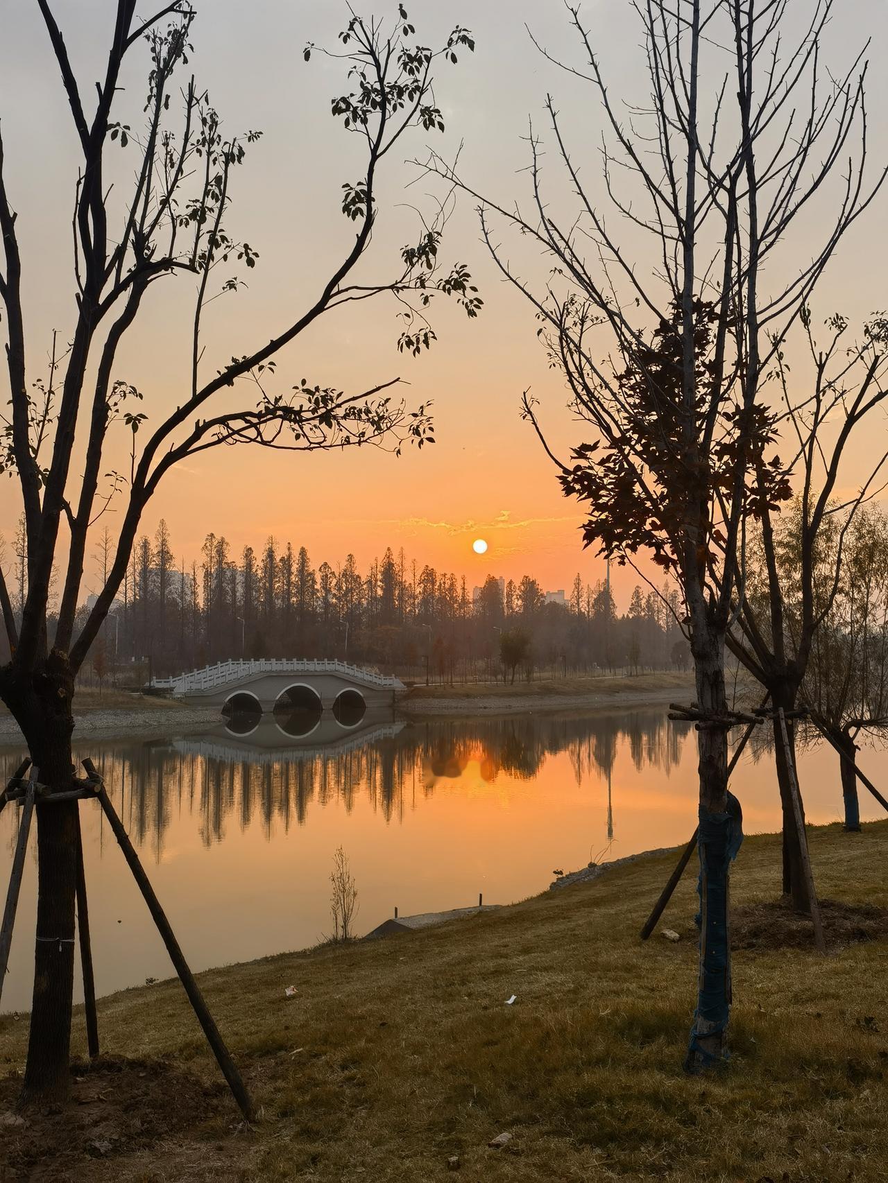 我超爱汉江风景！我家就在湖北汉川的汉江边，这里的美让我沉醉。
就说汉川涵闸河，它