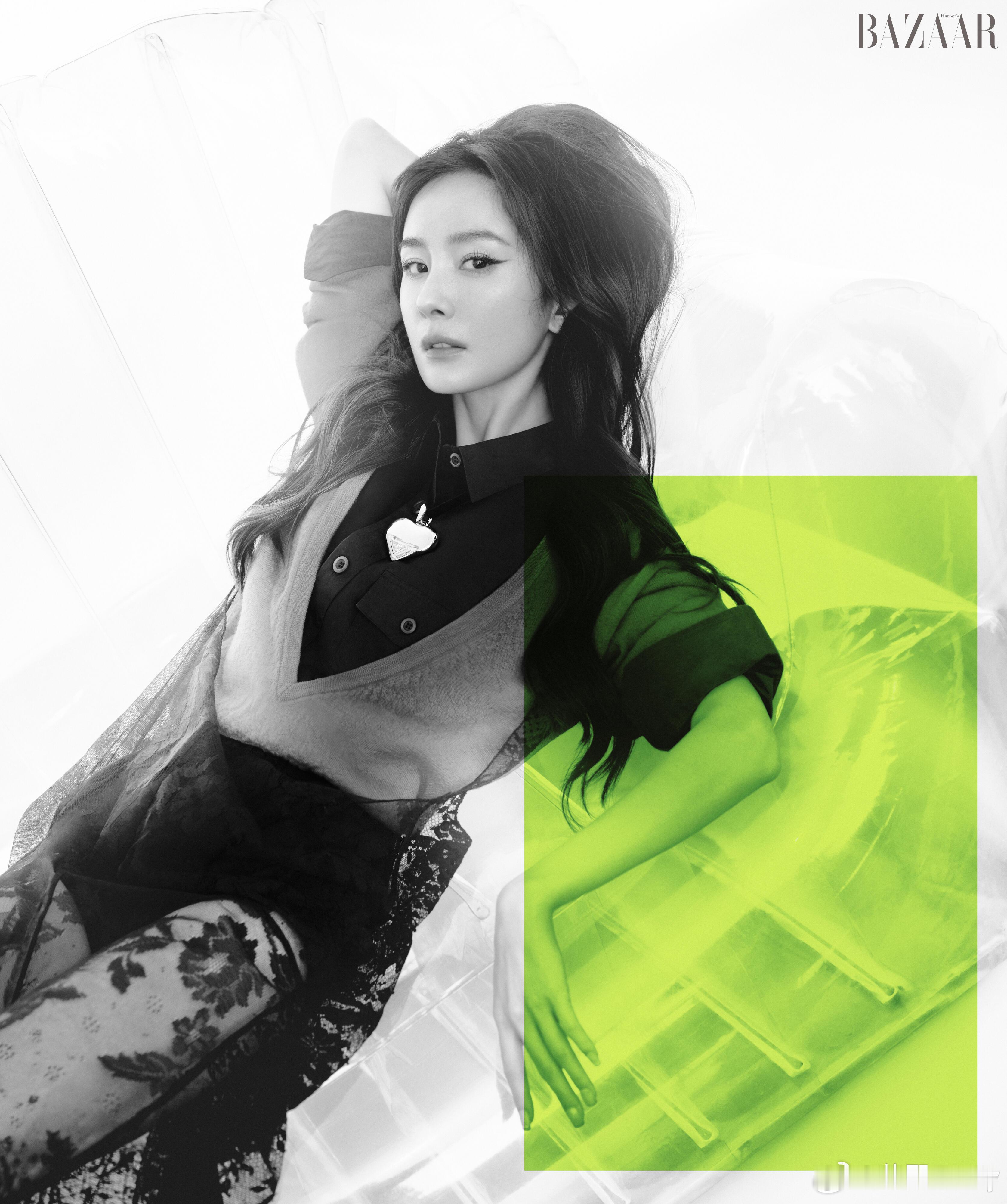 杨幂✖时尚芭莎2026三月开季封面八登芭莎，三登开季，首位连庄芭莎主刊开季的内娱