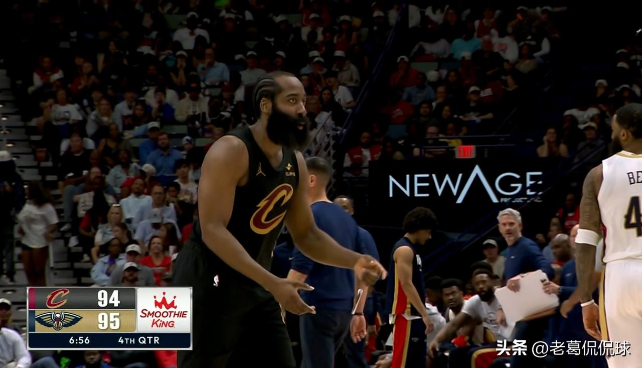 骑士当家控卫哈登真是及时的苏醒了！在今天骑士客场以111：106力克鹈鹕的比赛中