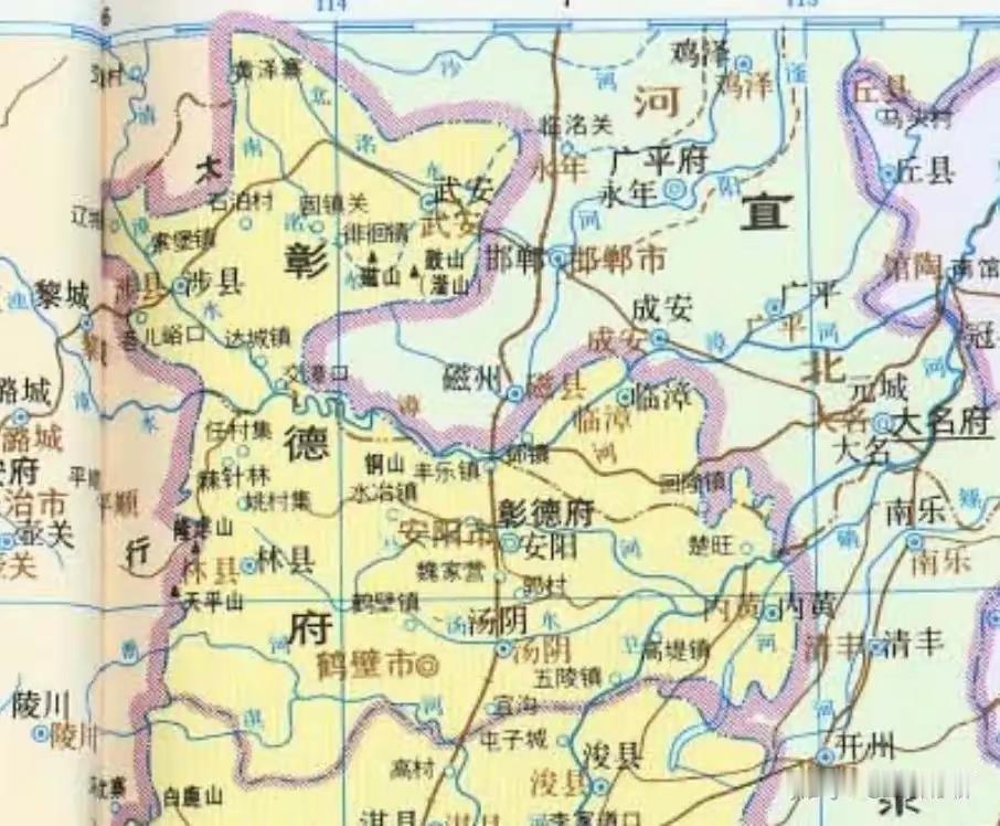 不管安阳是不是继承了邺城，但肯定不是邯郸。邺城在以前属于临漳+安阳，隋朝后属于安