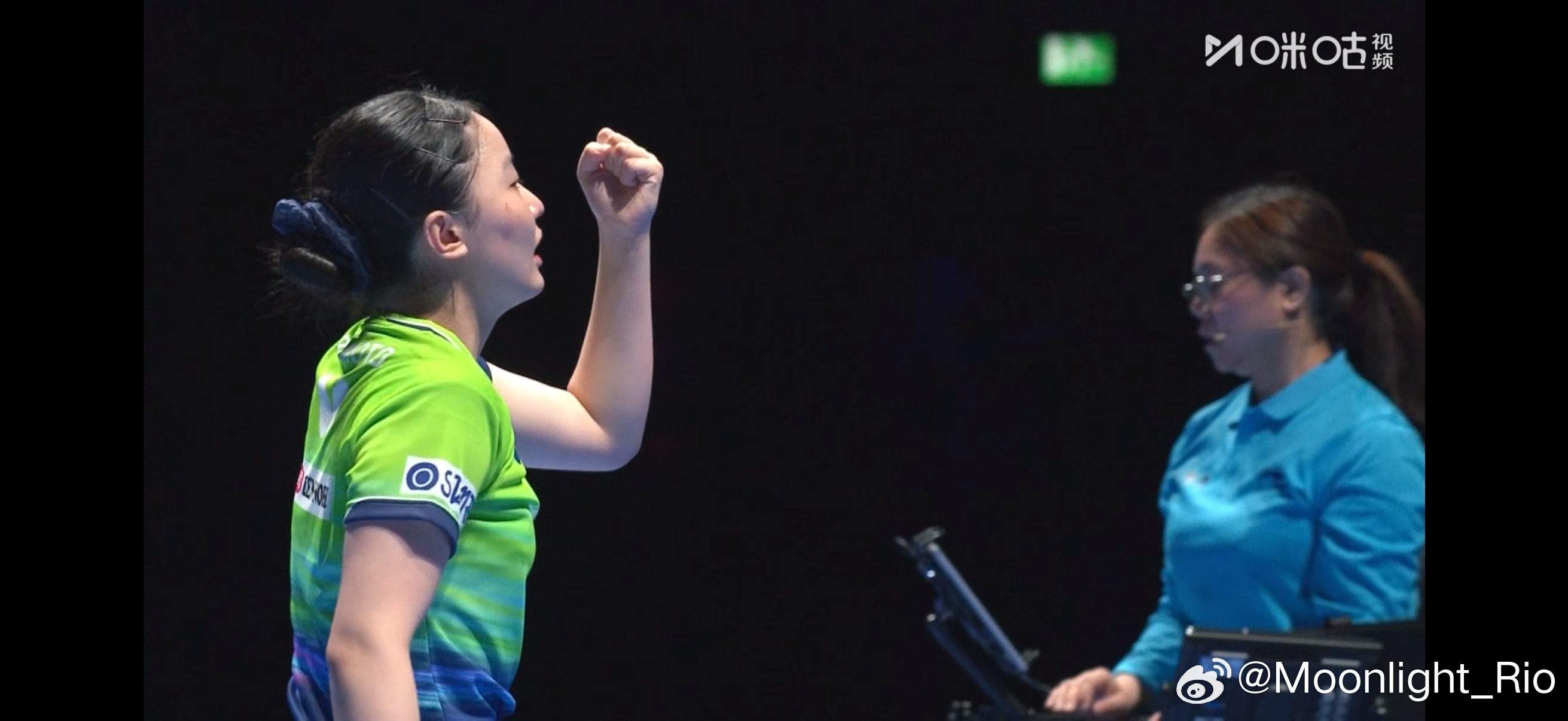 张本美和🆚巴特拉第一局鏖战至18:16 