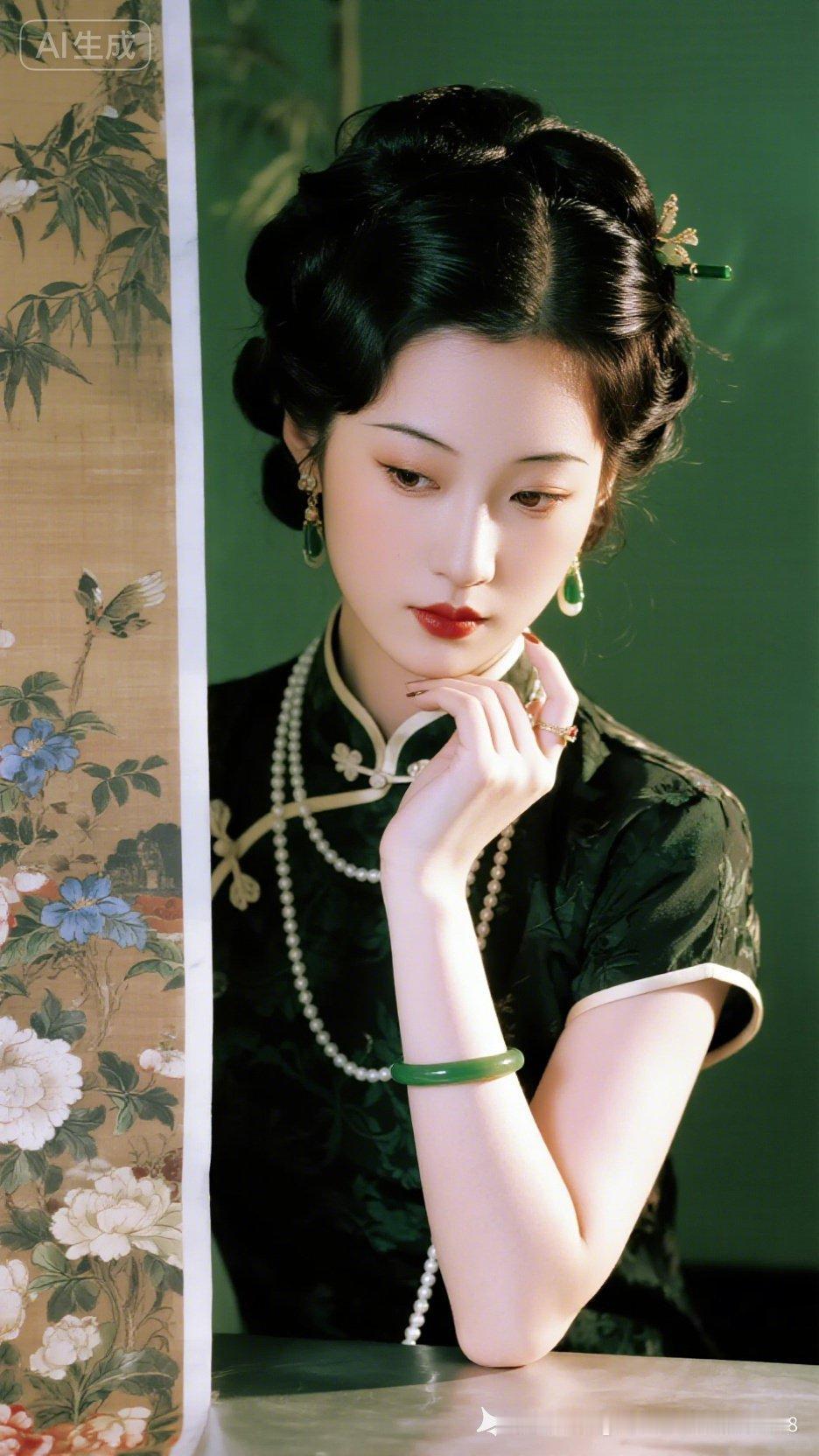 复古旗袍美人，优雅气质扑面而来！