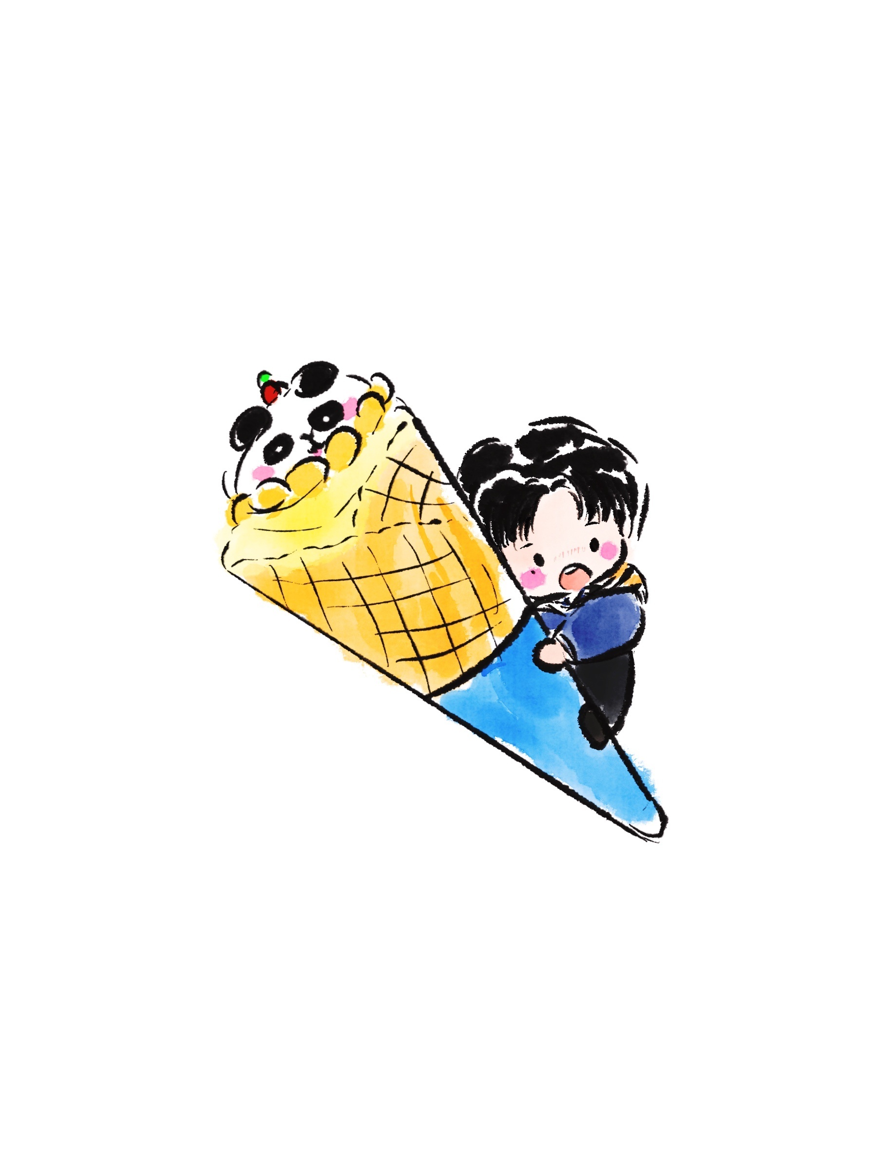 pick你的星画手 GJ超话创作官 🍼🍼🍼可爱小俊[期待][期待]想一口吃