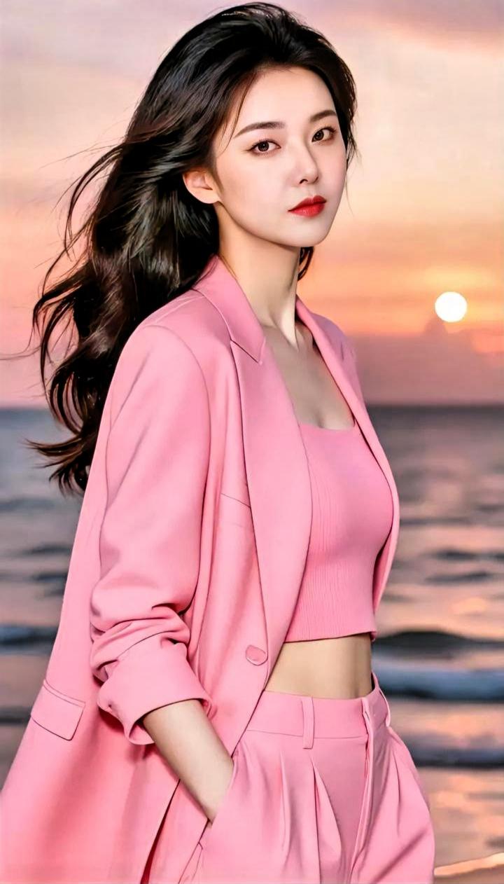 上联:云开雾散月含羞
下联：风停雨休日显红，描绘出：大风停了，雨也停了，蓝天白云