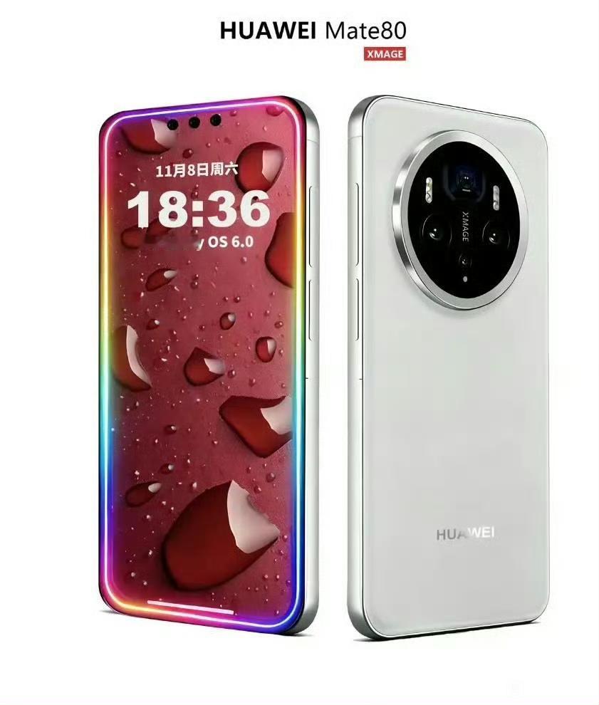 这就是华为Mate80外观吗，整体上跟华为Mate70差不多，就是镜头排列方式不