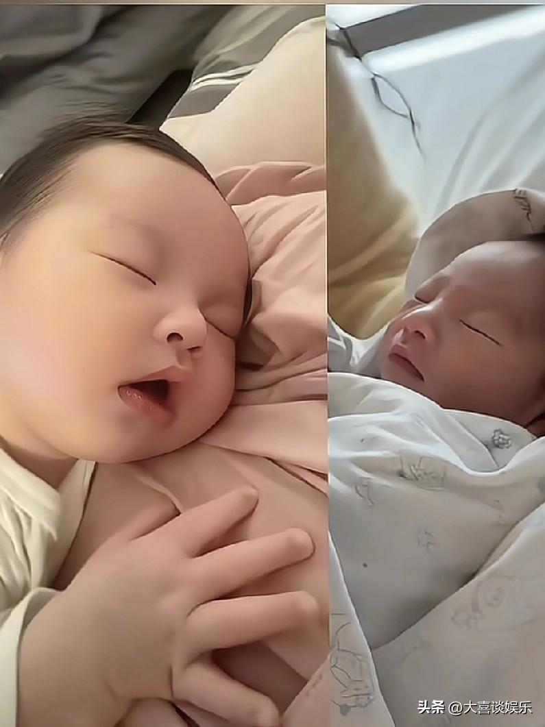 汪小菲小儿子已经满月，名字已经起好，和哥哥姐姐名字完全不同。

才一个月就胖了一