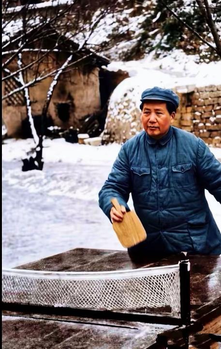 忙碌的一天，放松一下自己，主席难得的打球瞬间。