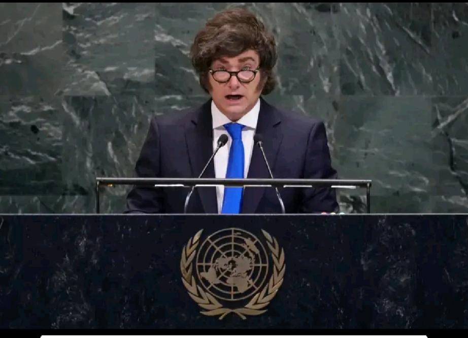 阿根廷总统哈维尔·米莱(Javier Milei)在联合国发表讲话时毫不犹豫地称