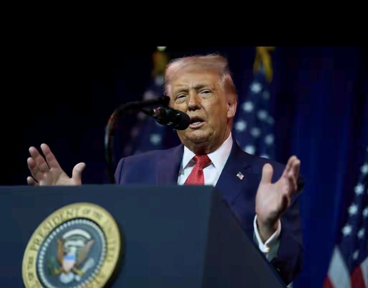 这年头，强盗不仅存在，还当上了总统！堂而皇之地宣布别国地下的石油是“偷美国的”，