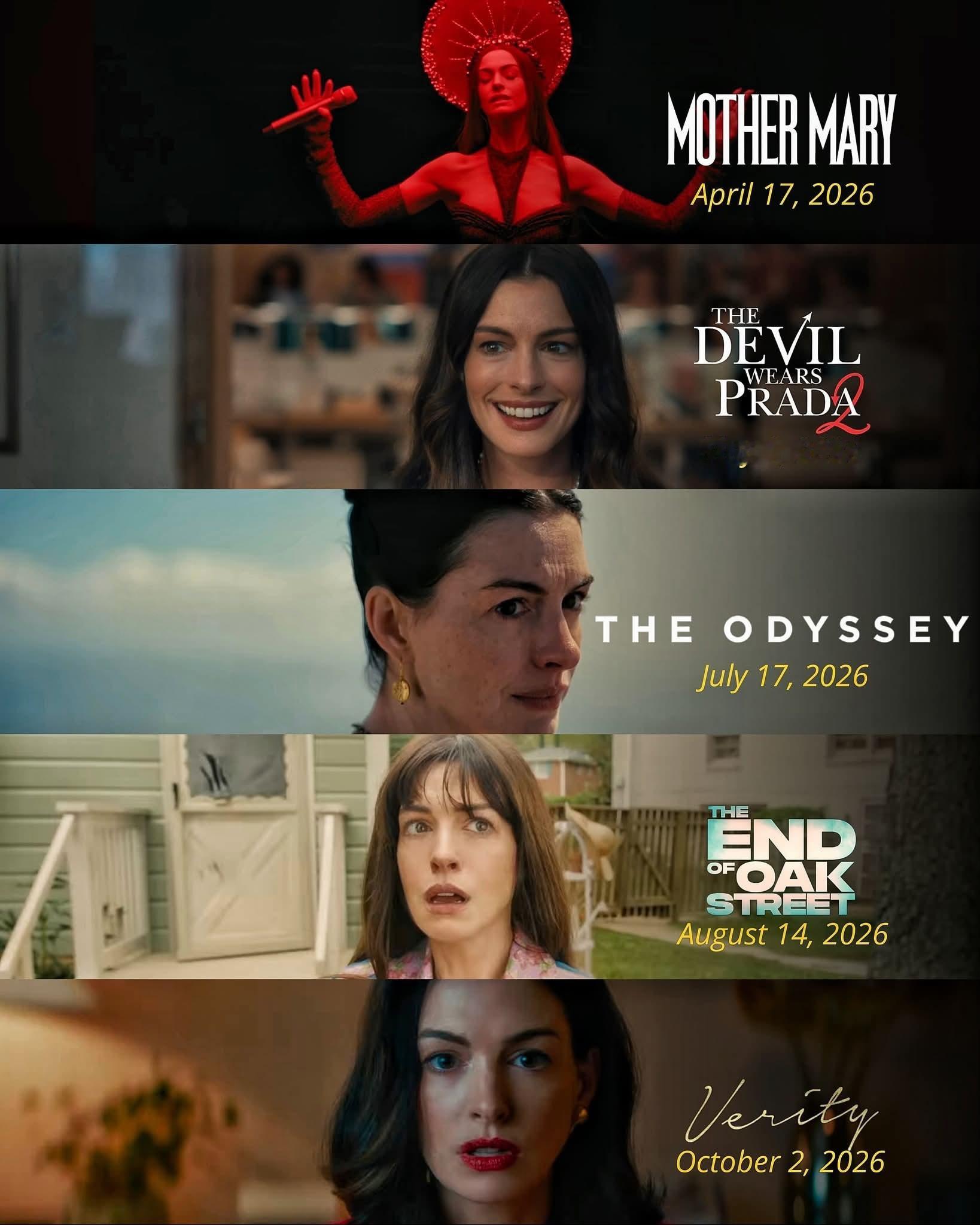 Anne Hathaway in 2026.🔥 