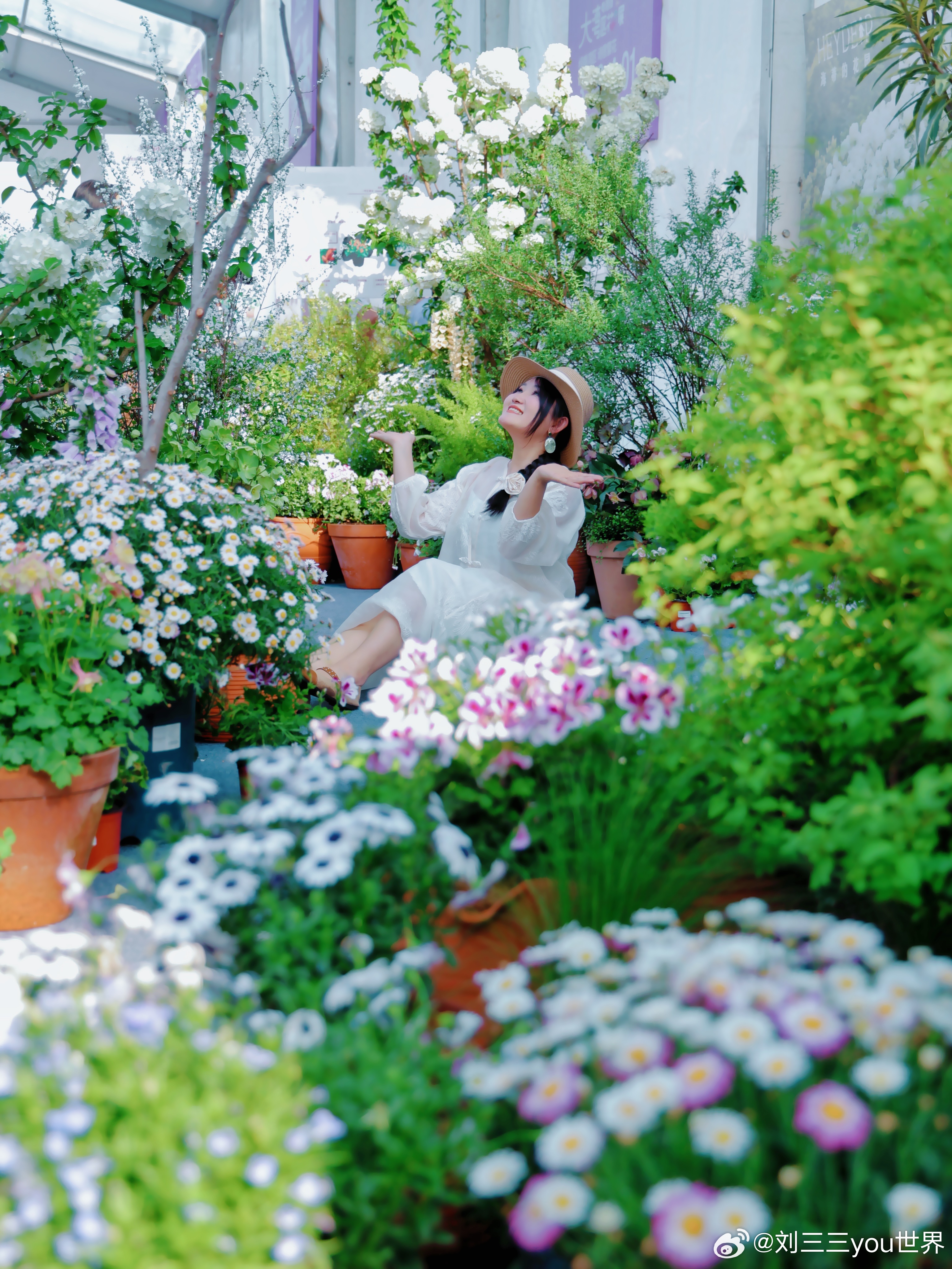 3月抓住春天的尾巴🌸👒终于等来了深圳笔架山花展现场看真的惊呆了，布置的太美了