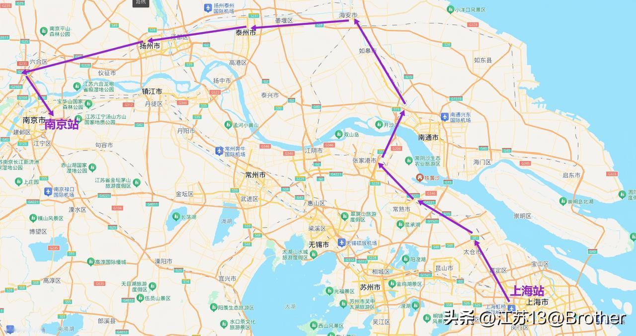 南通西站赶车，居然有不少从上海赶往南京的旅客！

五一假期最后一天的晚上，南通的
