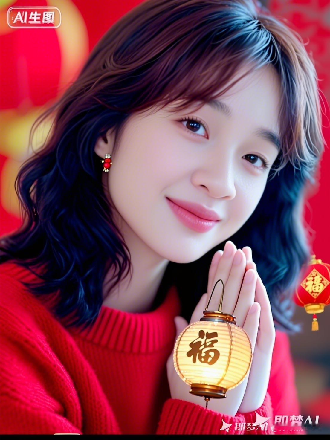 新年福气满满，红红火火迎春来！🎉💖