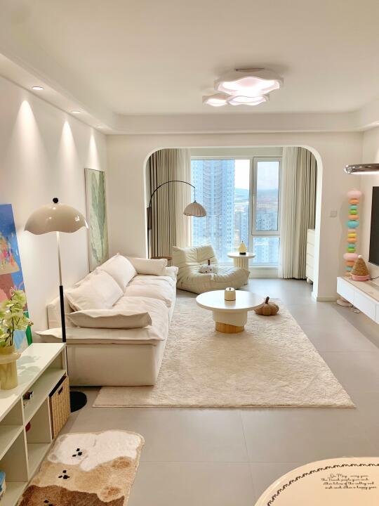 奶油风就复制我家吧！8w就装出Dream house