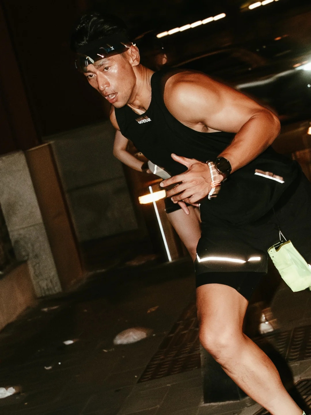 第一次参加夜跑，请多指教