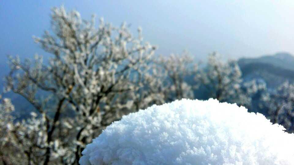 夏天说雪，一片清凉。