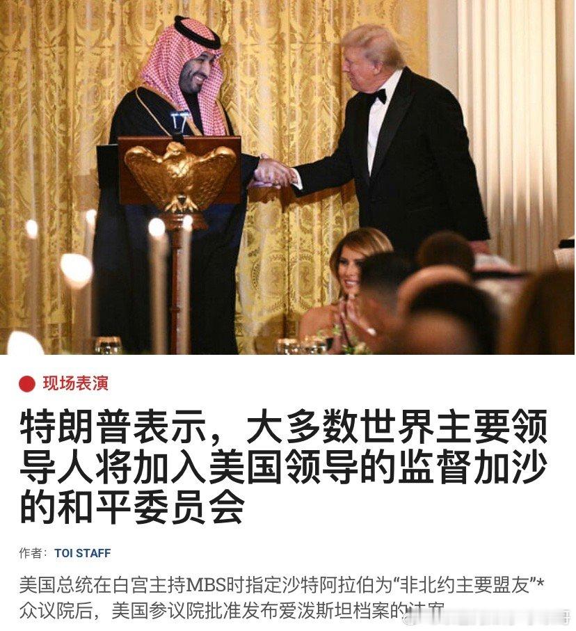 ‼️和平委员会联合国安理会通过决议，赋予了美国主导的和平委员会管理加沙的任务，直