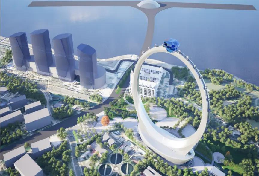 上海即将迎来一座重磅地标建筑，备受大众期待的超大型无轴摩天轮项目正式提上建设日程