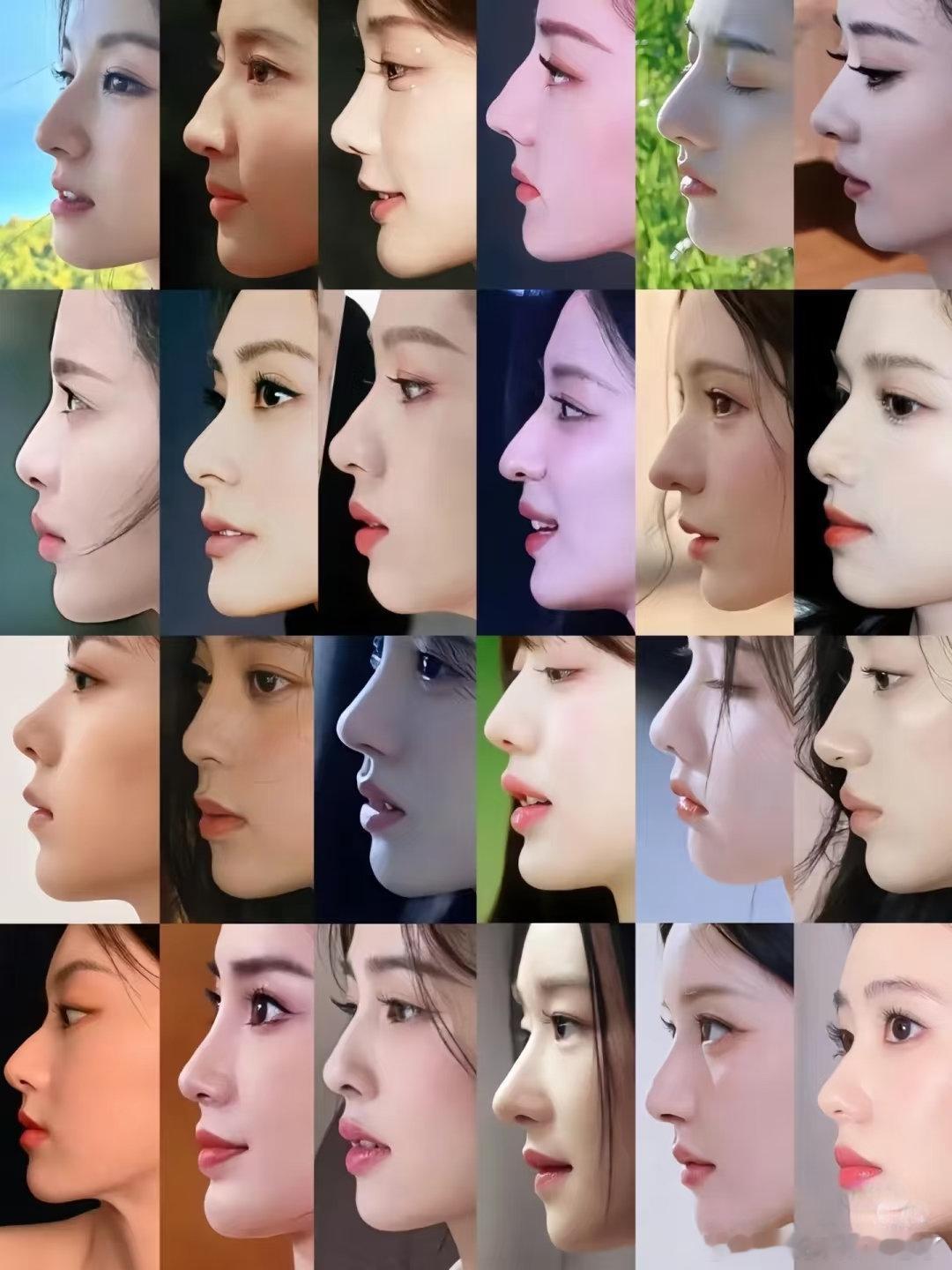 女明星侧脸大赏 